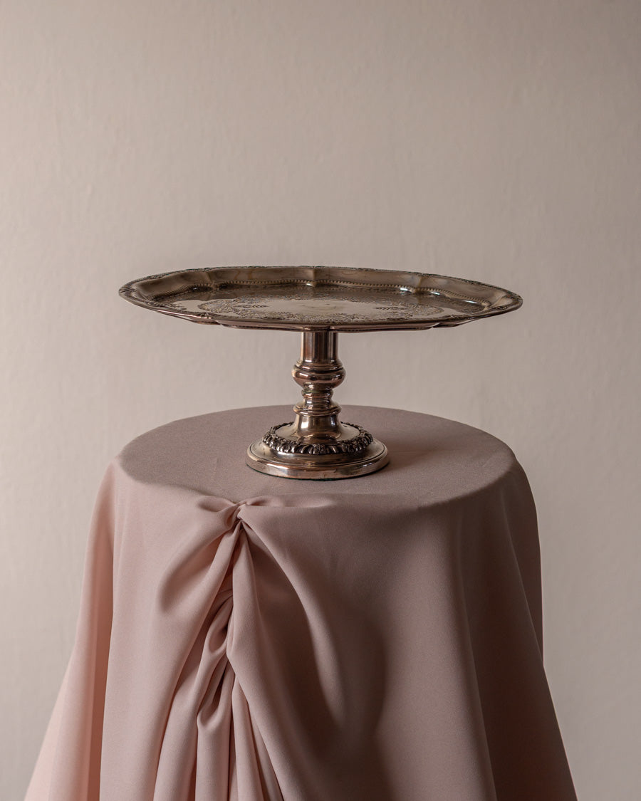 Antikvarinis Sheffield indas ant kojelės