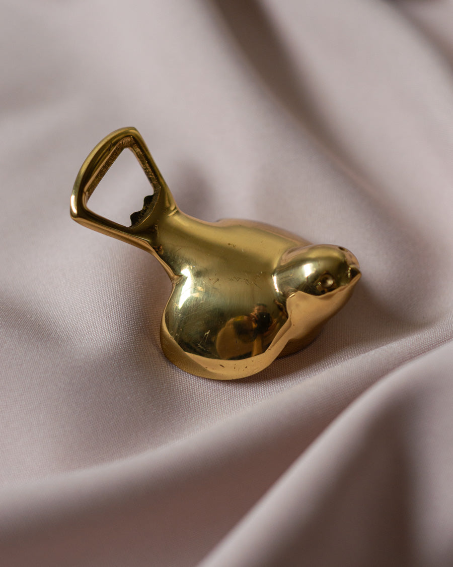 Žalvarinis butelių atidarytuvas - Paukštelis