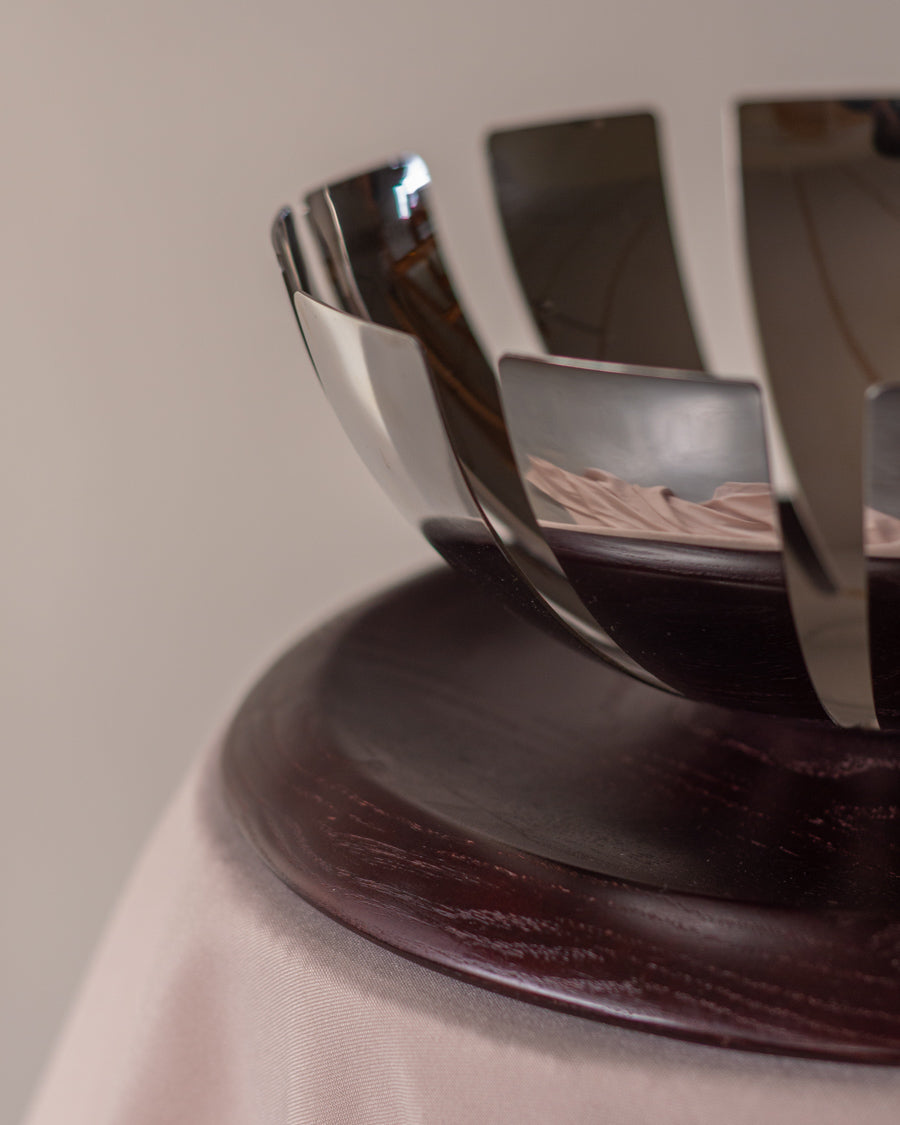 Alexander nerūdijančio plieno vaisinė su mediniu pagrindu