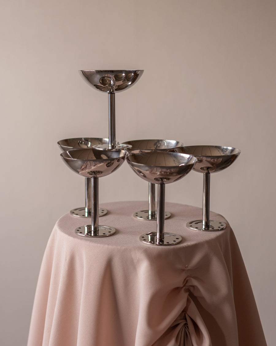 Coupette stiliaus Zack nerūdijančio plieno ledainės