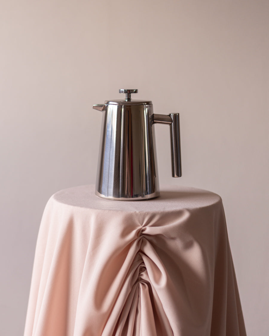 Nerūdijančio plieno French press kavinukas