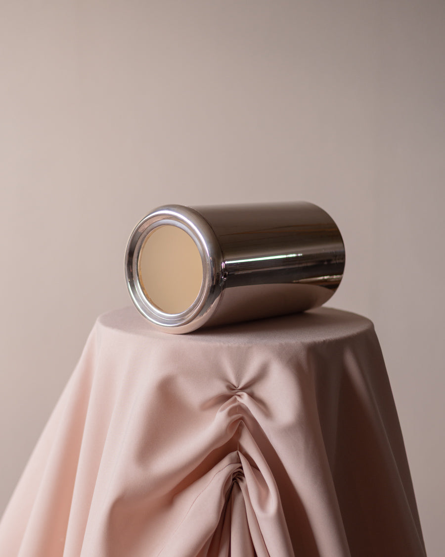 Sidabru dengtas butelio šaldymo indas