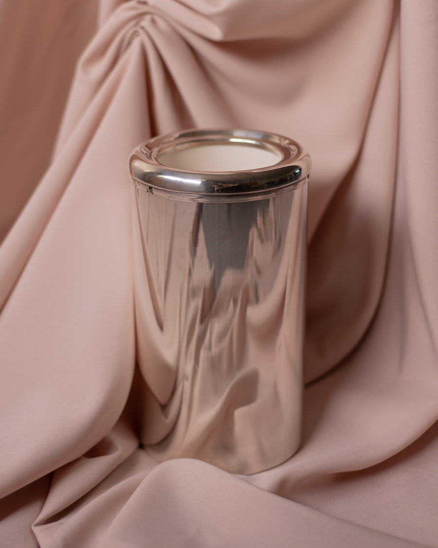 Sidabru dengtas butelio šaldymo indas