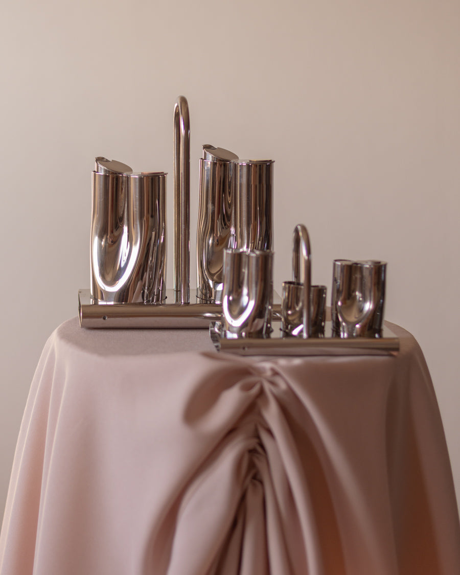 Vintažinis Stella aliejaus indelių ir prieskoninių rinkinys