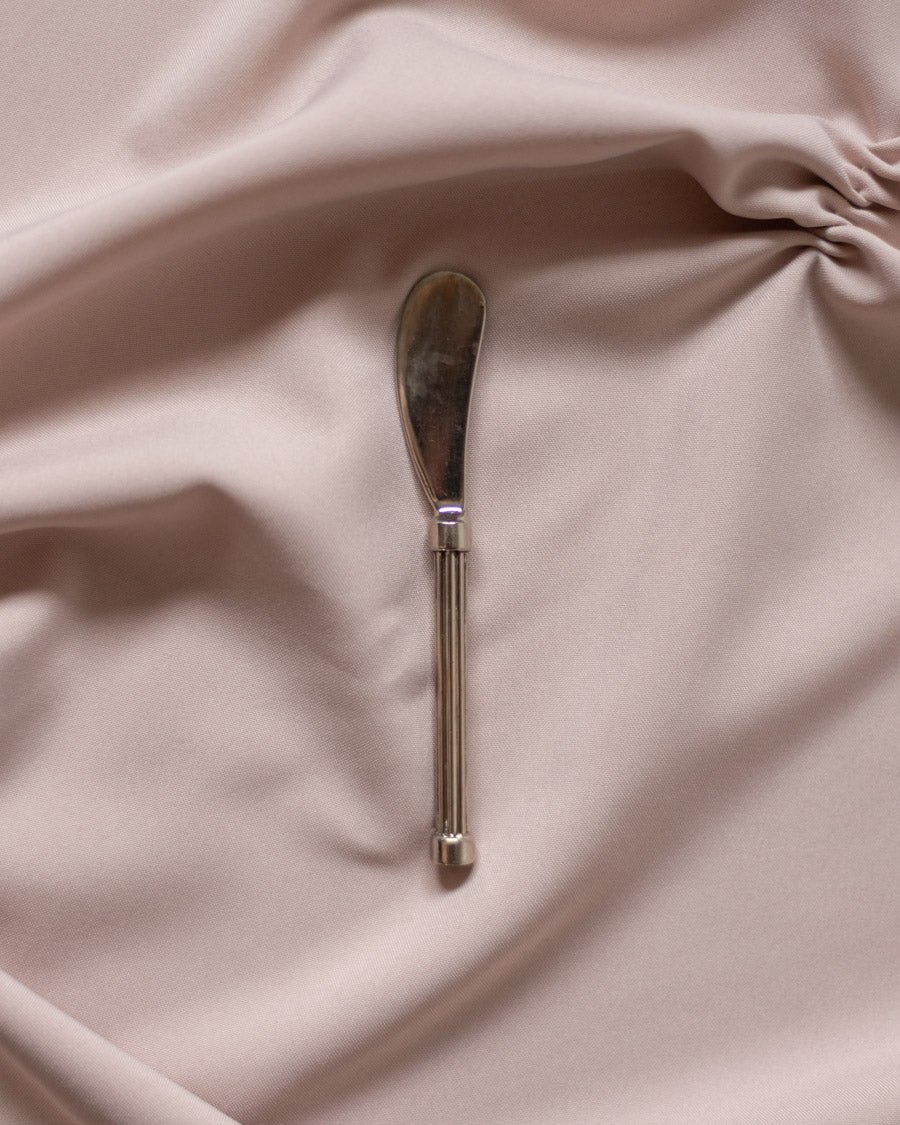 Sidabru dengtas sviesto peiliukas