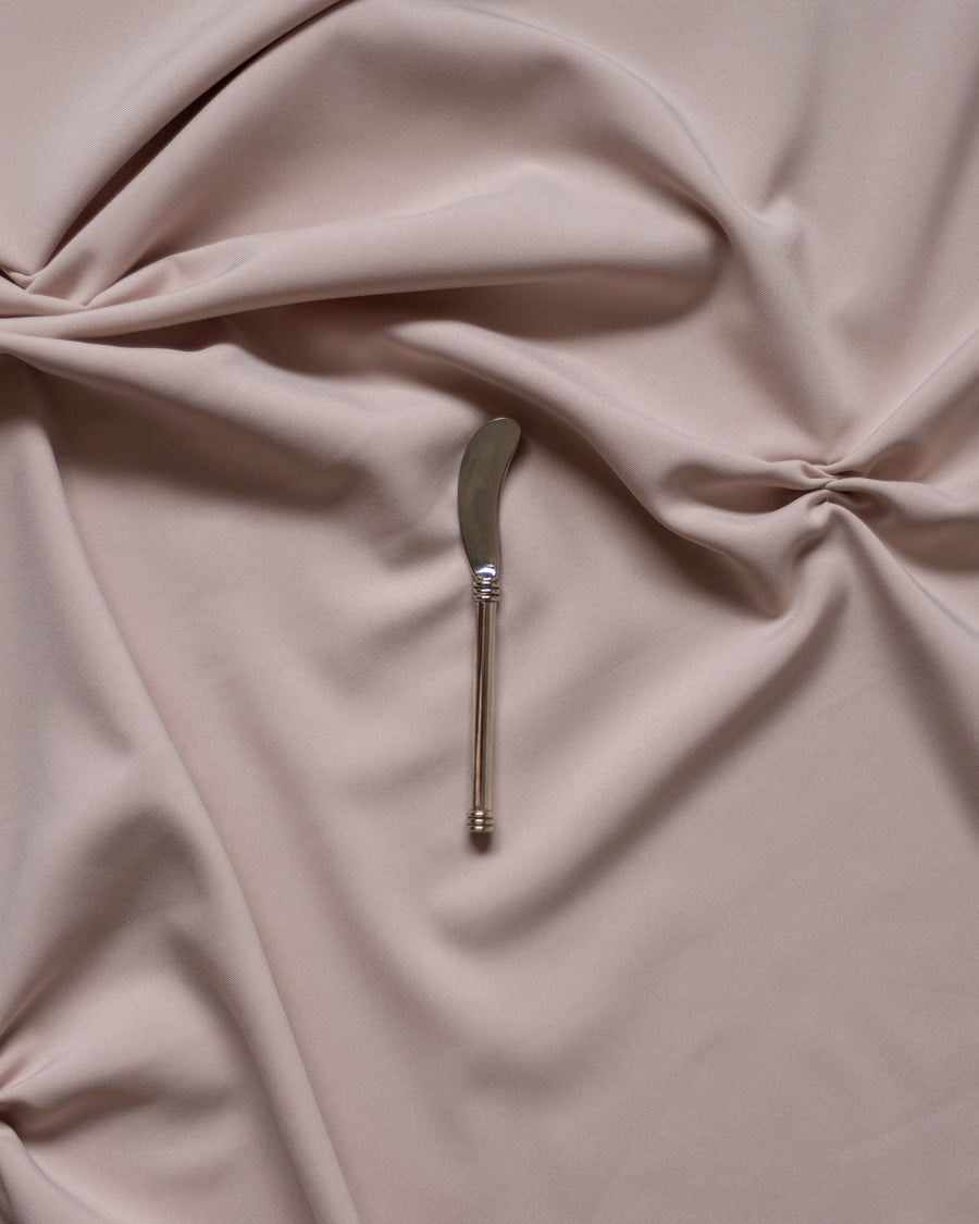 Sidabru dengtas sviesto peiliukas