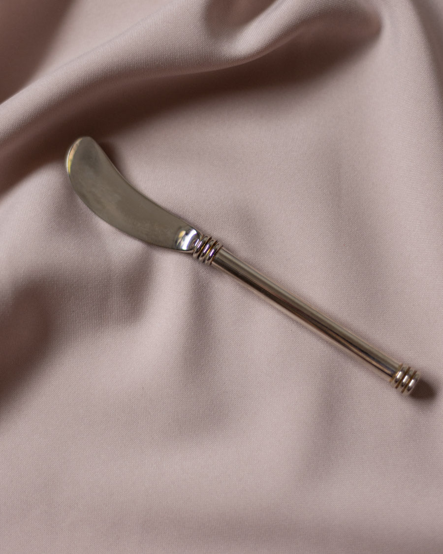 Sidabru dengtas sviesto peiliukas