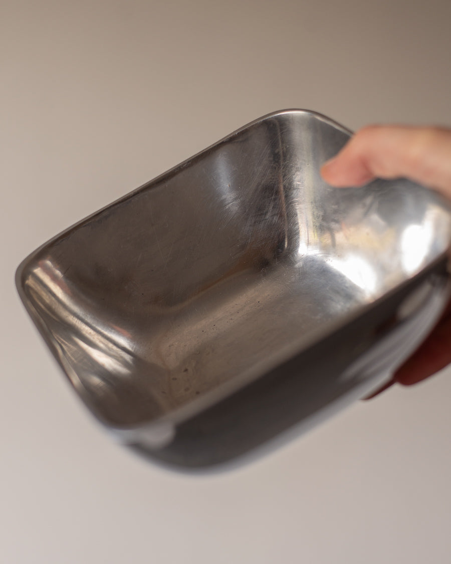 Kvadratinis metalinis dubenėlis