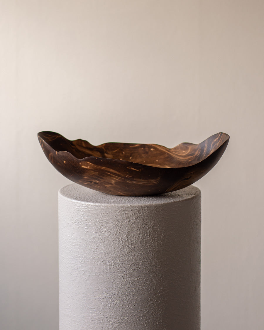 Egzotinės medienos dubuo