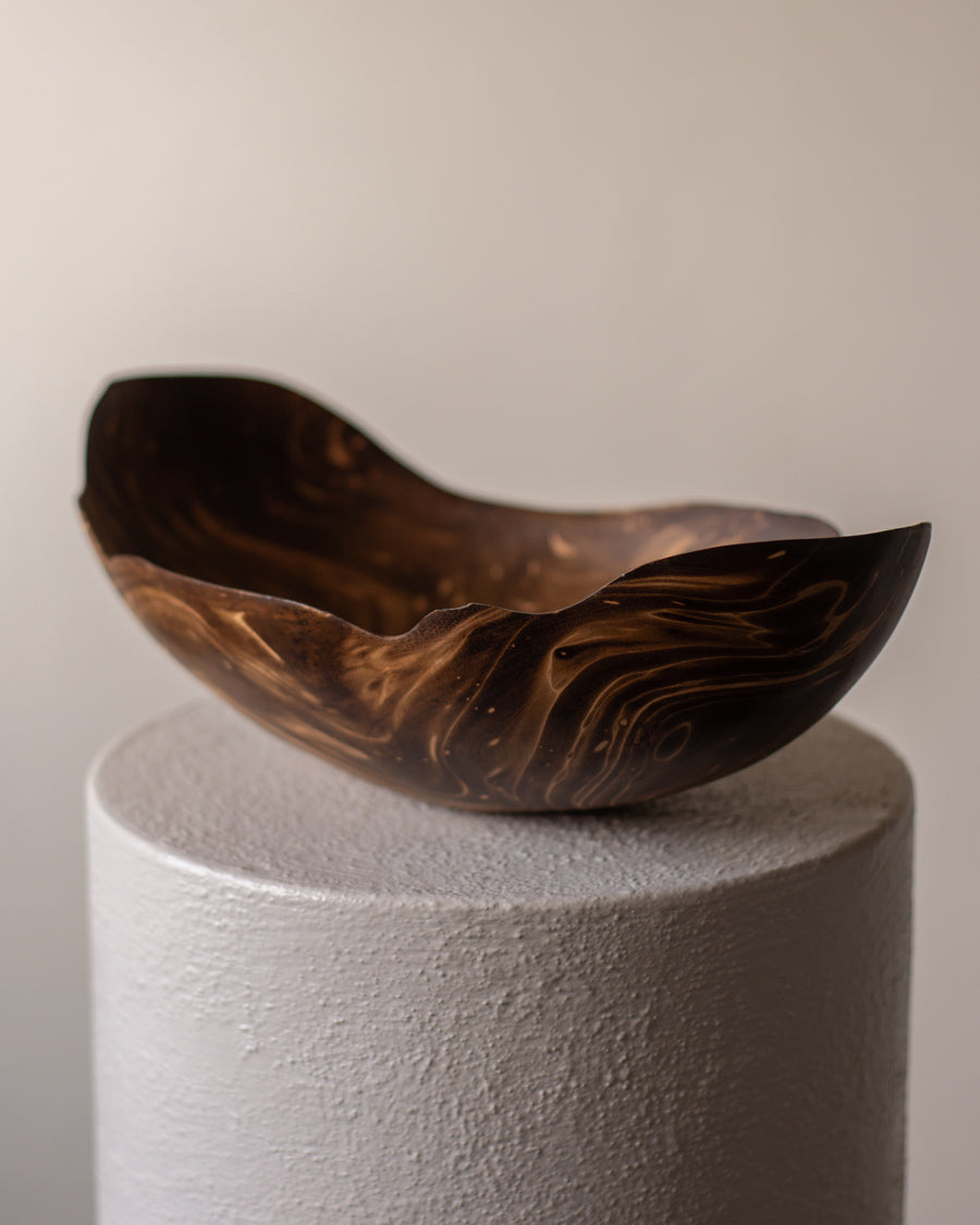 Egzotinės medienos dubuo