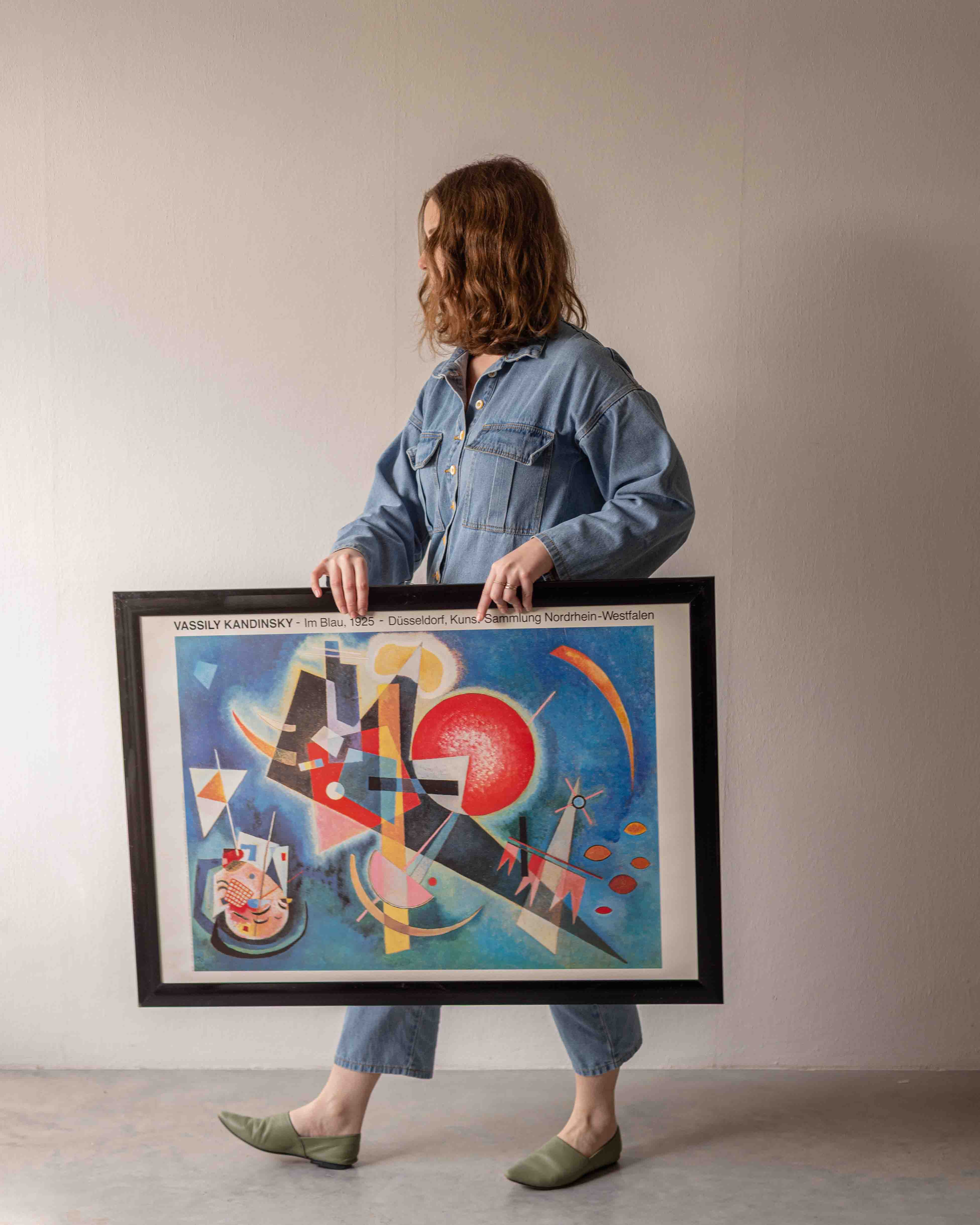 Wassily Kandinsky vintažinis posteris - Im Blau