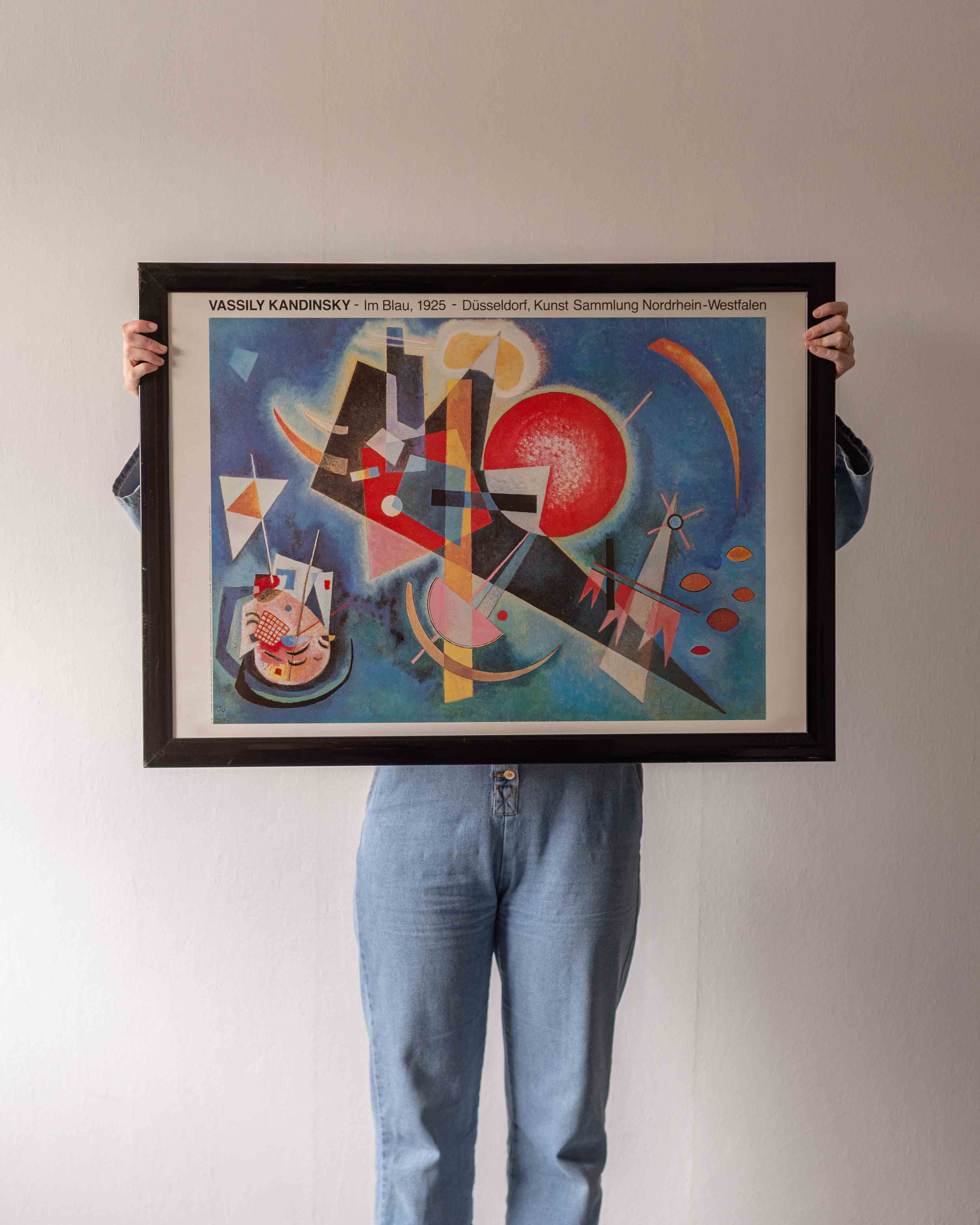 Wassily Kandinsky vintažinis posteris - Im Blau