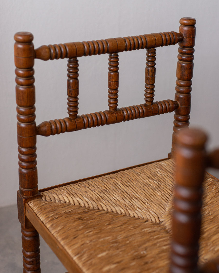 Antikvarinis Bobbin suoliukas