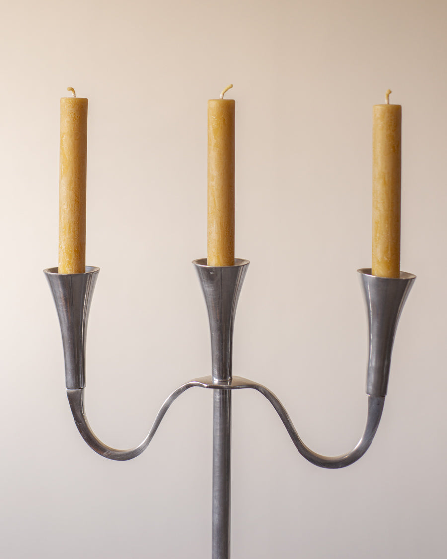 Trišakė metalinė žvakidė